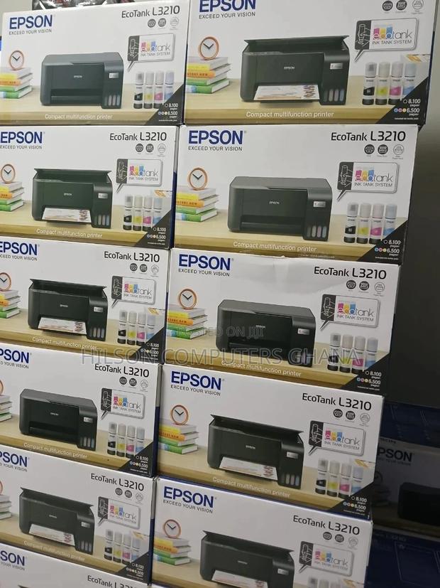Epson Ecotank L3210 A4 All-in-One Ink Tank Printer – Black photo 2