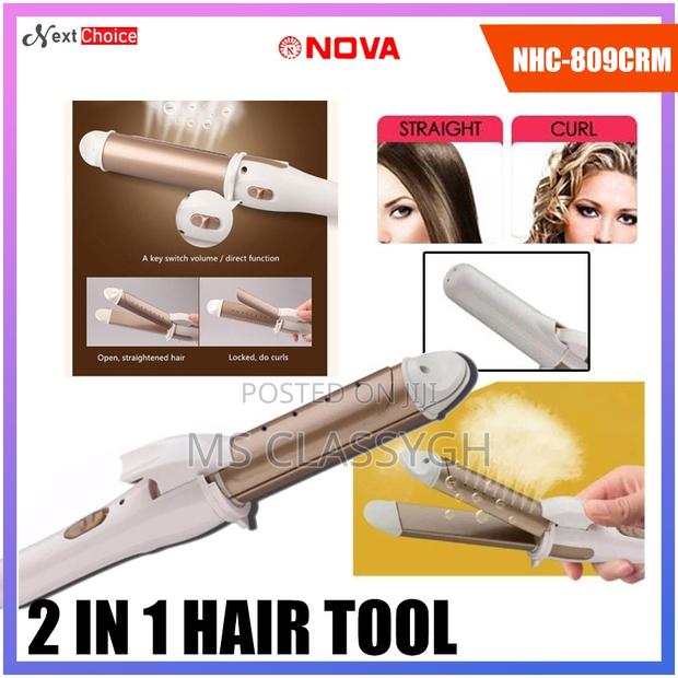 Nova 2 in 1 Professional Hair Straightener and Curler Iron · Photo 2