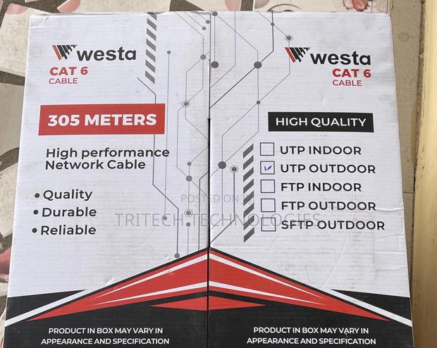 Westa Cat6 Outdoor Cable Utp 305m · Photo 3