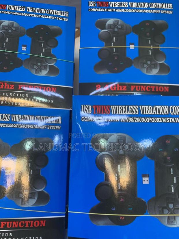 USB Twin Wireless Gamepad for PC - Black · Photo 3