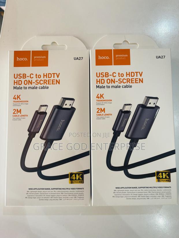 Hoco Usb-c To Hdmi Cable 2m(Black) · Photo 3