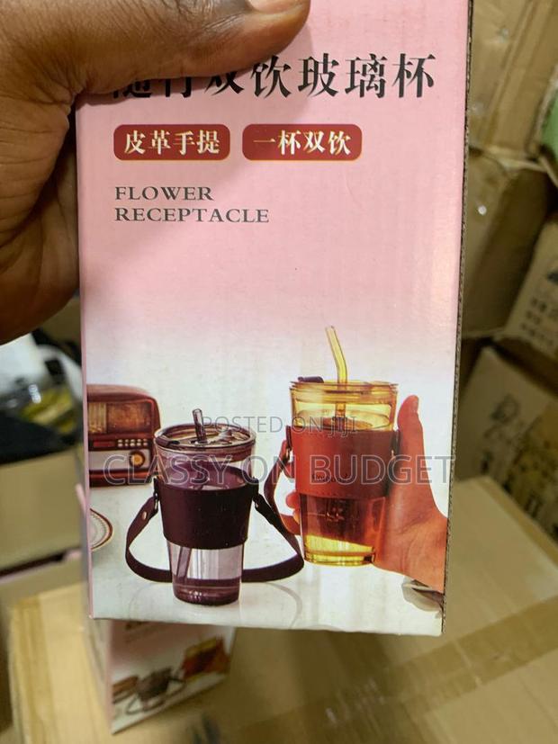 Glass Mug With Straw - Big Size · Photo 3