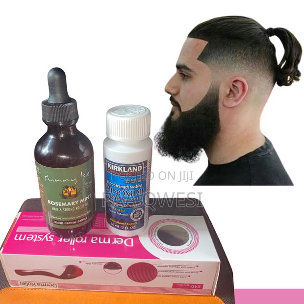 Derma Roller, Minoxidil, and Rosemary Hair Growth · Photo 2