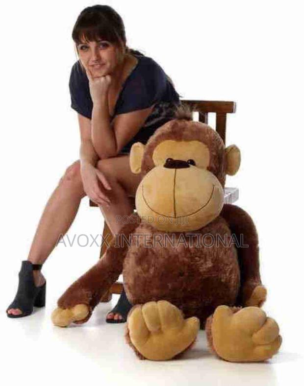 Invoker Hug N Feel Soft Polyester Gel Fiber Monkey - 3 Feet · Photo 3