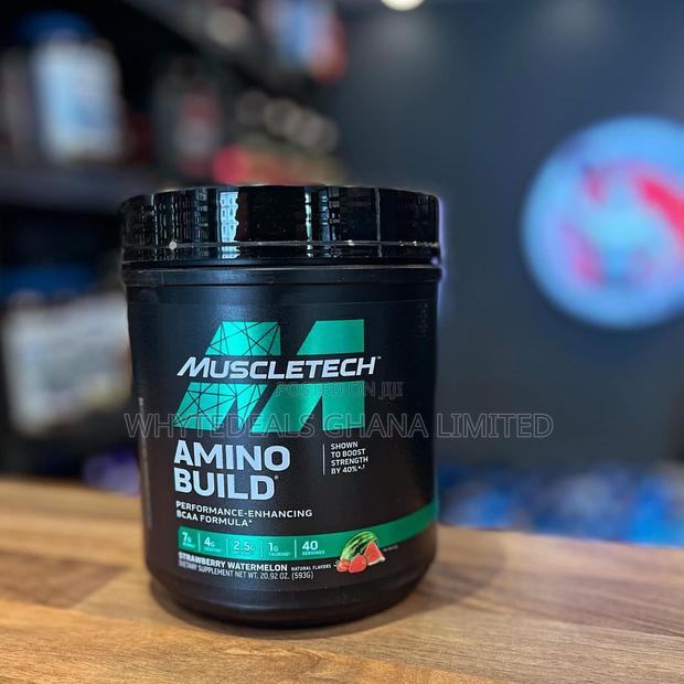 Amino Build - Bcaas, Amino Acids Electrolytes-Bodybuilder · Photo 2