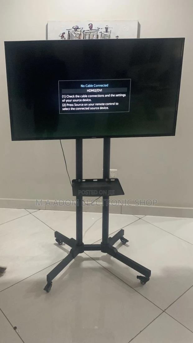 Latest Moveable Tv Trolly for 32 Inch - 70 Inch Tv(Black). · Photo 2
