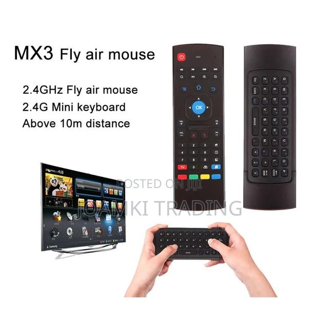 Fly Airmouse Remote Keyboard For Android TV, Smart TV, PC,