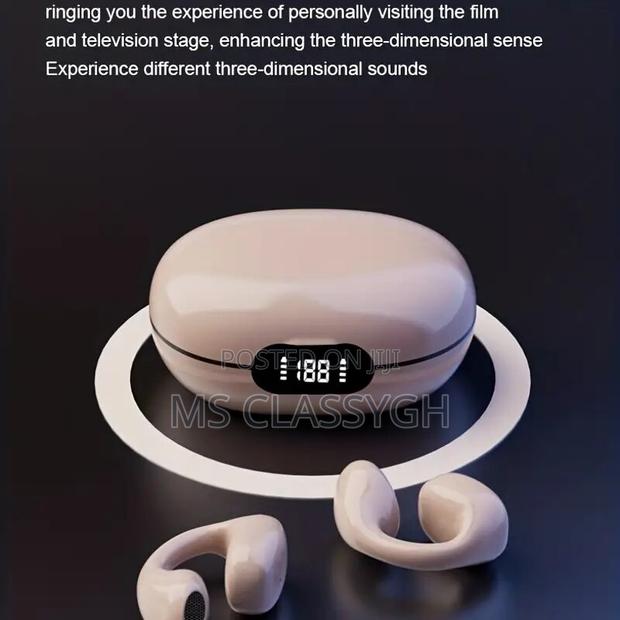 Bluetooth Earbuds Ear Clip Non-in-Ear Digital Display Wearin · Photo 3
