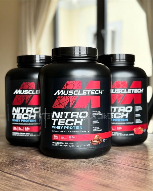 Nitrotech Whey Protein For Muscle Growth Glowing Skin 4lbs · Photo 2