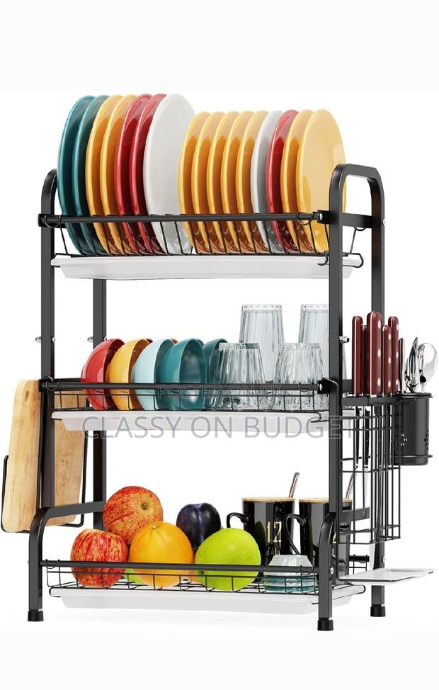 3 Layer Multifunctional Dish Rack · Photo 3