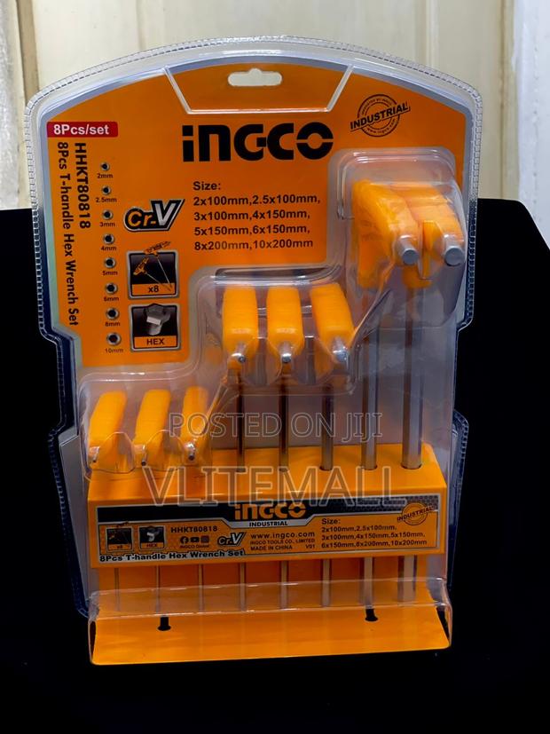 Ingco 8pc T-Handle Hex Wrench Set · Photo 3