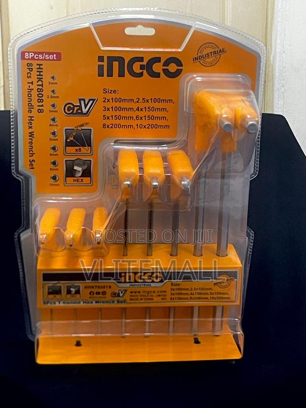 Ingco 8pc T-Handle Hex Wrench Set · Photo 4