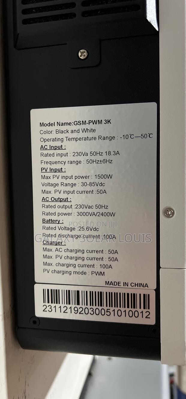 3KW 24V Hybrid Inverter photo 2