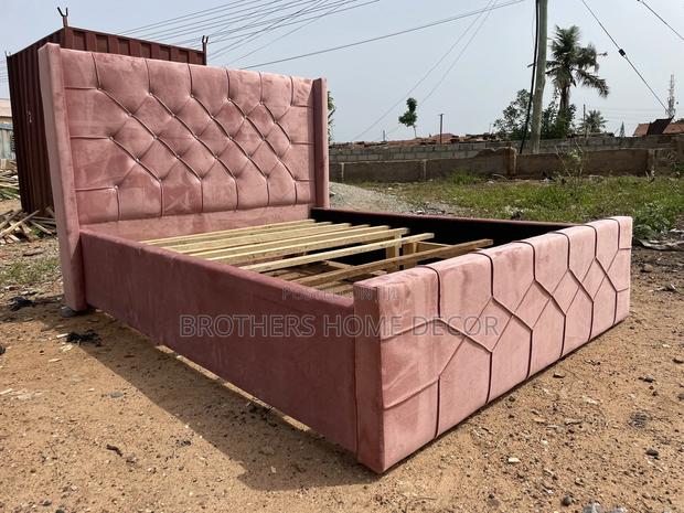 Double Bedframe 54x75 Babypink//Very Durable And Comfortable photo 2