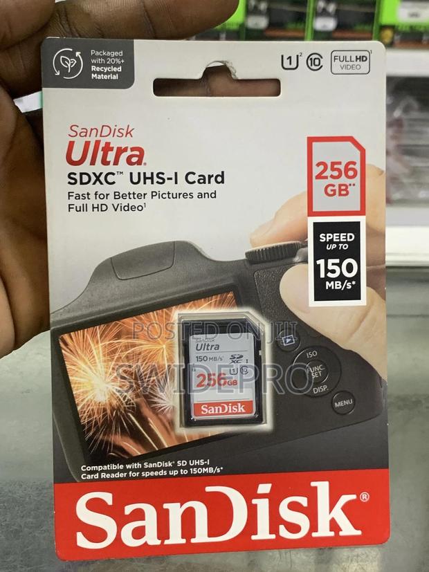 Sandisk 256GB Ultra SDHC UHS-I HD Camera Memory Card 150mb/S · Photo 4