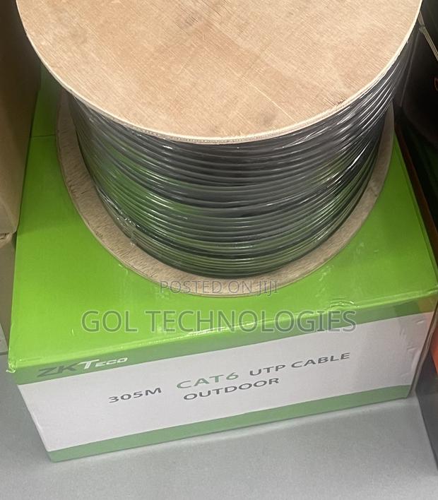Outdoor Cat6 Networking Cable Copper 305M ZKTECO · Photo 4