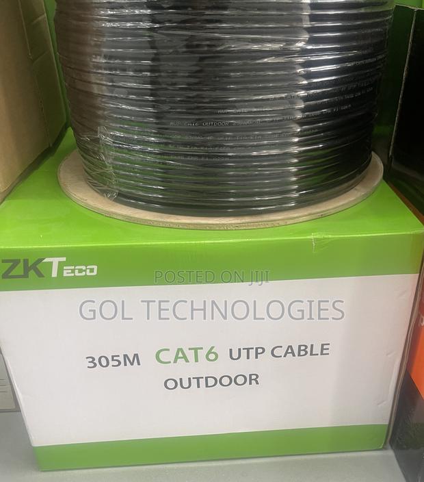 Outdoor Cat6 Networking Cable Copper 305M ZKTECO · Photo 3