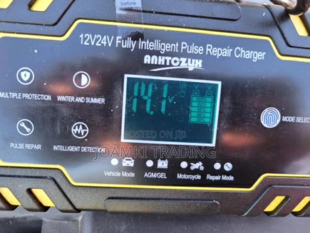 Car Battery Charger,12v/24v Intelligent Pulse Repair LCD photo 9