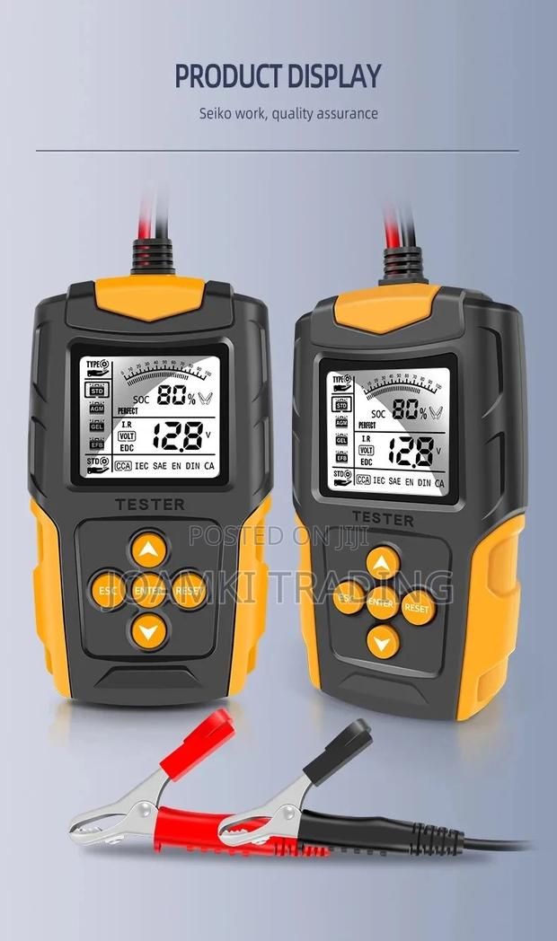 Car Battery Tester 12V 24V, Battery System Analyser photo 7