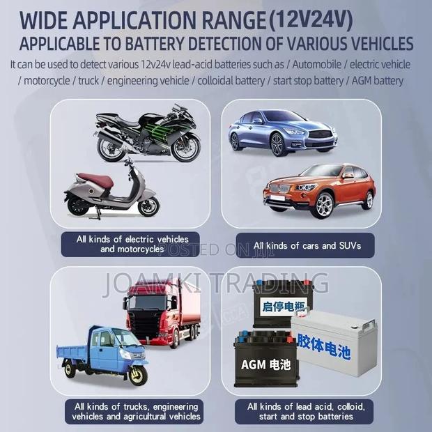 Car Battery Tester 12V 24V, Battery System Analyser photo 3