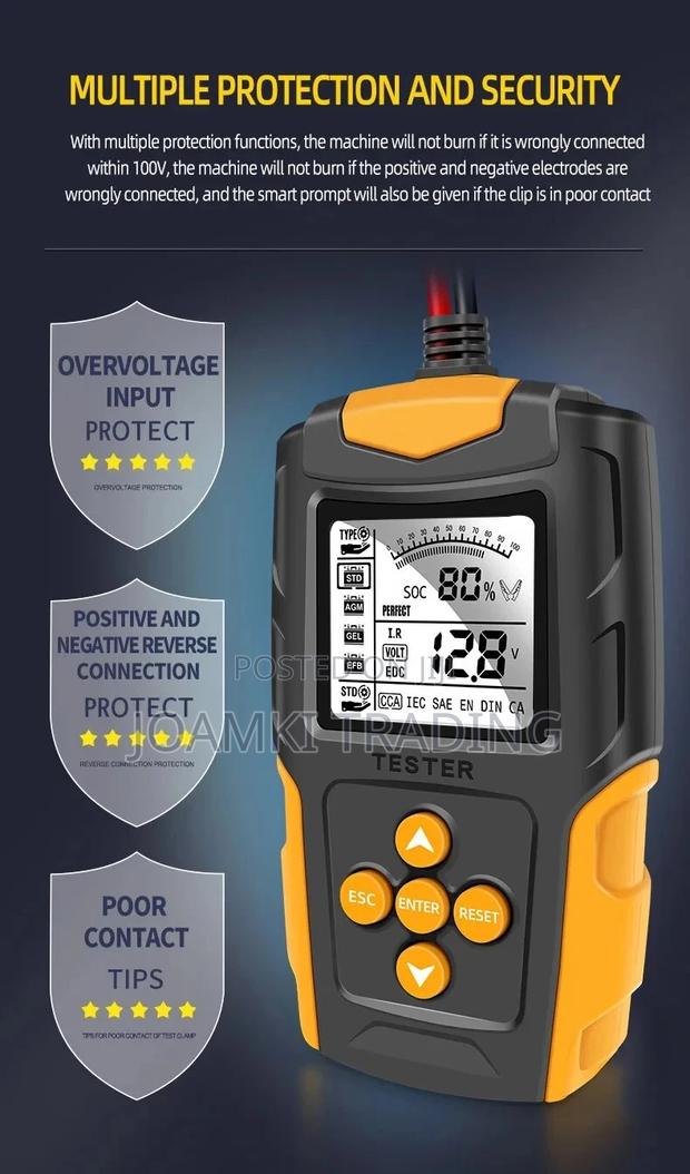 Car Battery Tester 12V 24V, Battery System Analyser photo 11