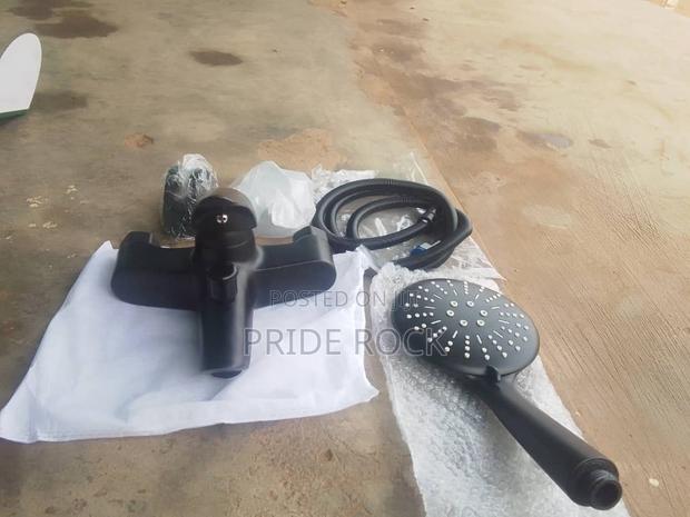 Black Telephone Shower Faucet Tap, Two in One Tap, Antirust · Photo 4