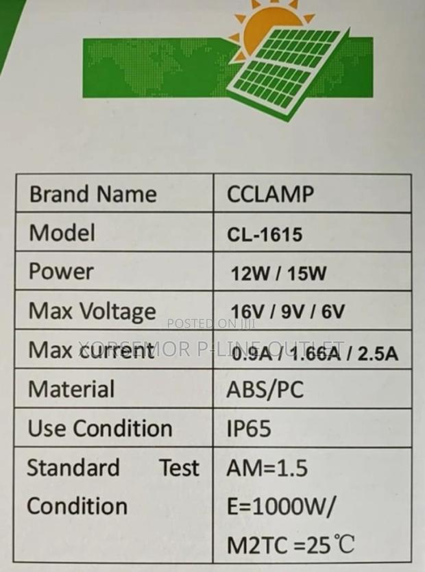 Solar CL Clamp Panel