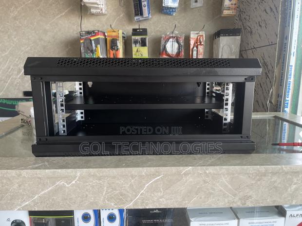 4u Network Rack or Cabinet 530x240x450 Side Open With Tray Ak Power photo 3