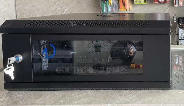 4u Network Rack or Cabinet 530x240x450 Side Open With Tray Ak Power photo 4