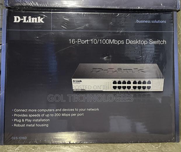 16port Dlink Unmanaged Switch