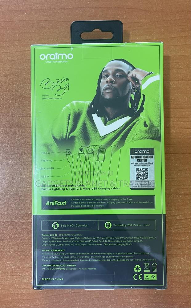 Oraimo Traveler Link 20 (OPB-P5201) Power Bank 20,000mah · Photo 4