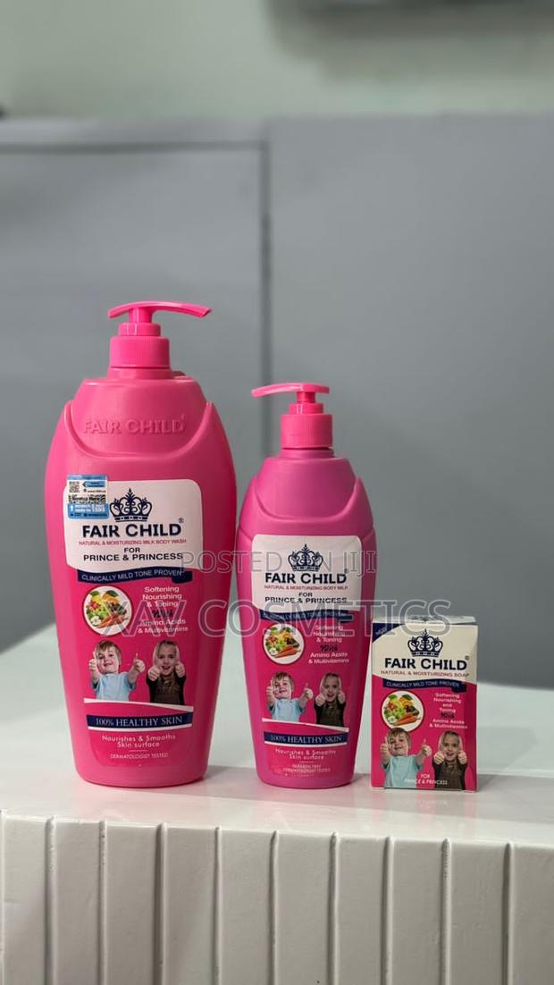 Fair Child Lotion, Wash and Bar Soap. Pink · Photo 2