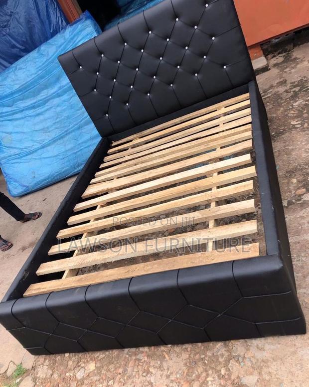 Black Double Bed
