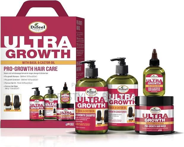 Difeel Ultra Growth Basil Castor Oil Pro Growth 5 Set · Photo 1