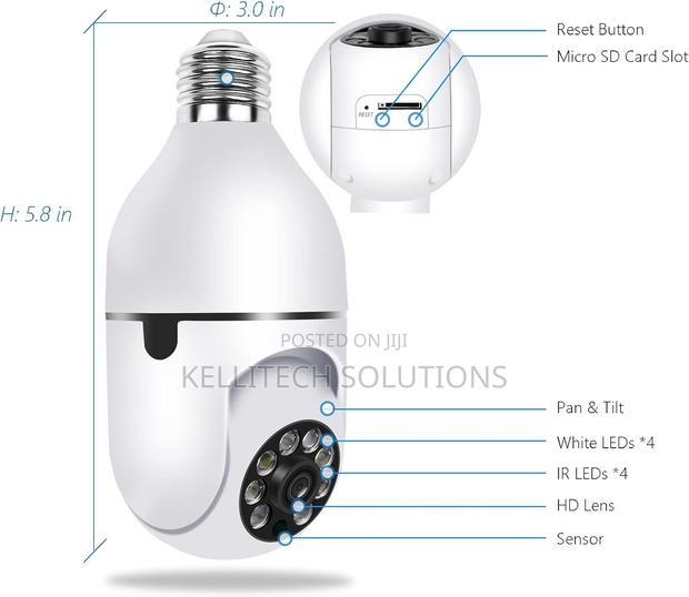 Bulb Smart Wifi CCTV Camera · Photo 3