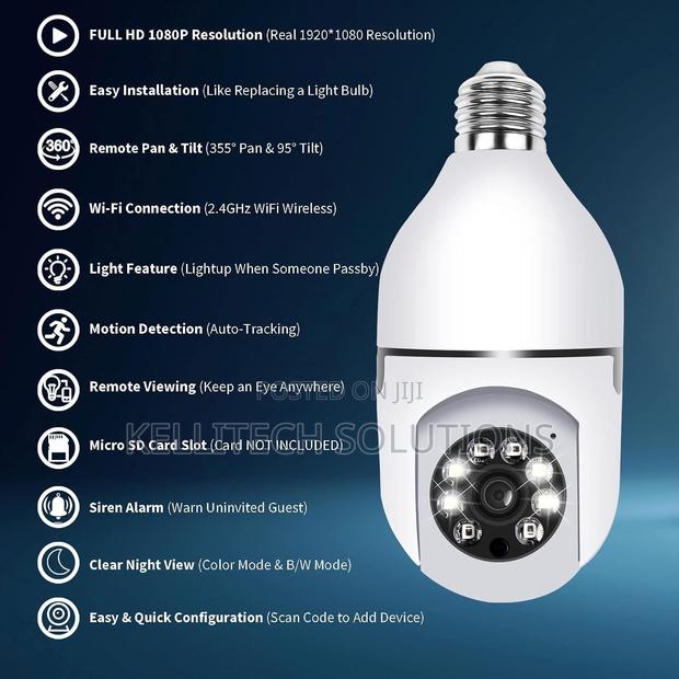 Bulb Smart Wifi CCTV Camera · Photo 4