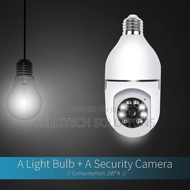 Bulb CCTV Wifi IP Camera 360 Degrees · Photo 4