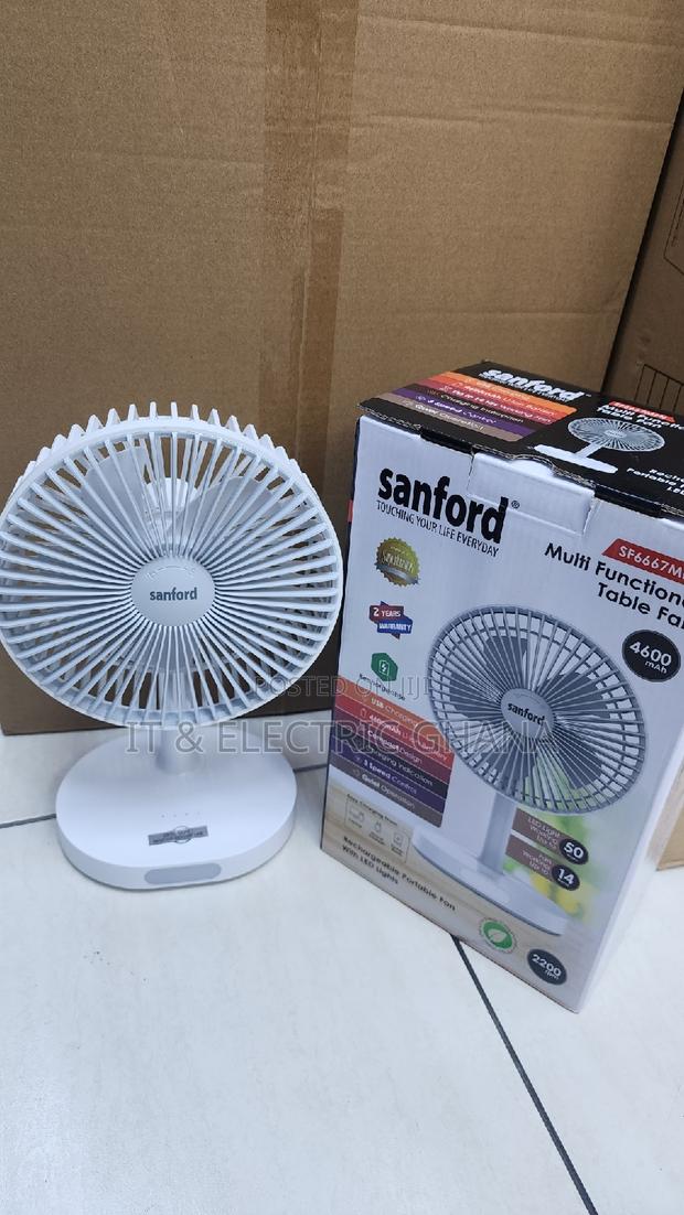 Sanford Rechargeable Desk Fan