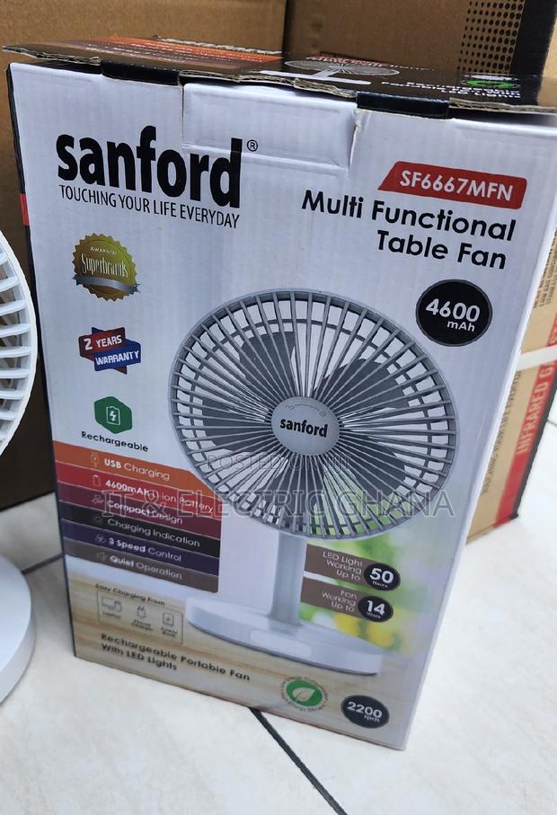 Sanford Rechargeable Desk Fan photo 2