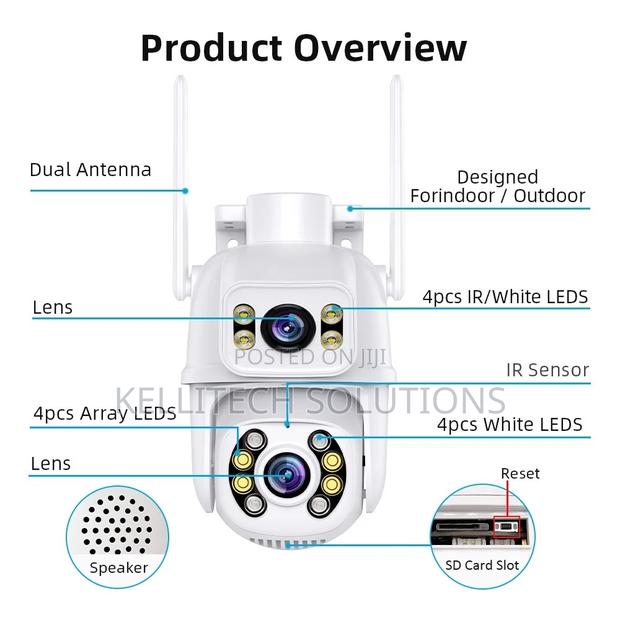 6MP, Dual Lens CCTV Camera, Smart Wifi · Photo 4