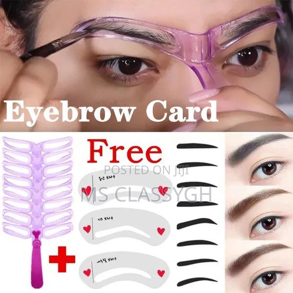 8 in 1 Reusable Eyebrow Stencil Beauty Makeup Brow Stamp Tem · Photo 3