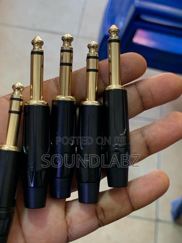 1PC 6.35mm Mono Stereo (1/4 In) Jack Male TRS Audio Plug · Photo 2