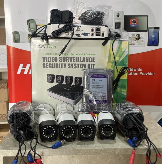 4ch Complete Kit or Set With 1tb Surveillance HDD Zkteco · Photo 4