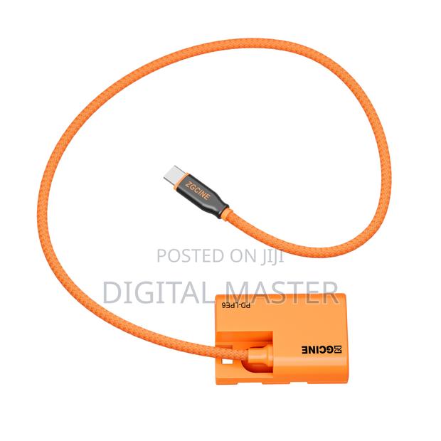 USB-C to LPE6 Dummy Battery Cable (Braided Wire) · Photo 4