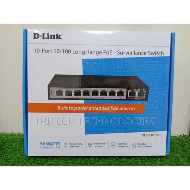 D-Link 8port Gigabit LR Poe Surveillance Switch +2uplink · Photo 4