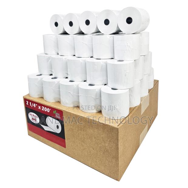 Thermal Receipt Printer Paper Rolls - 80mm X 80mm - White · Photo 2