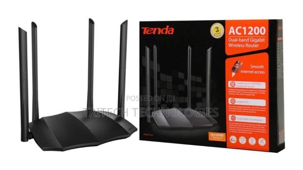 Tenda Ac8 Ac1200 Dual-Band Gigabit Wireless Router · Photo 3