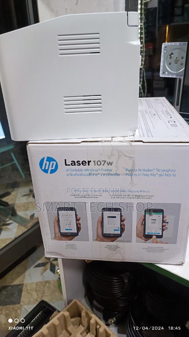 Brand New HP 107w Hp Laserjet Printer With Wifi 107a Toner photo 11