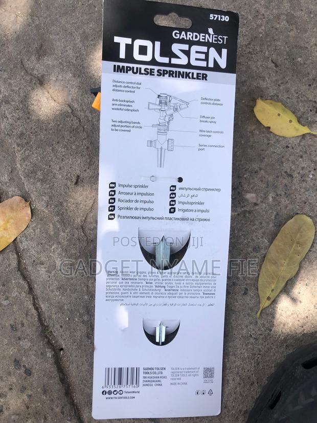 Tolsen Impulse Sprinkler Plastic With Zincspike 57130 · Photo 4