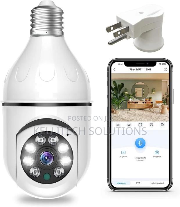 Bulb CCTV Camera, Easy to Install · Photo 2
